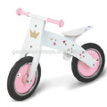 2015 purple and black color wood bike kids, ride on bike toy with factory price